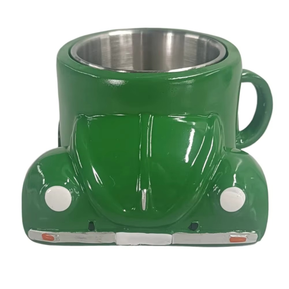 Viralloft™ BeetleSips Hand Made Retro Beetle Car Coffee Mug – Drive Your Mornings in Style!