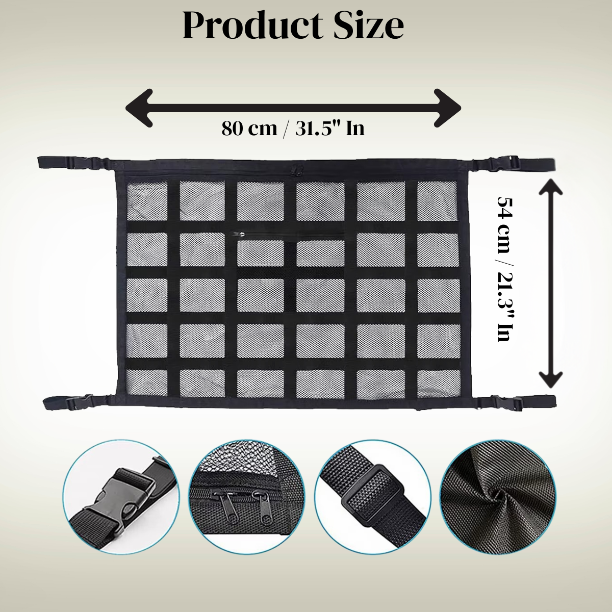 ViralLoft SkyHold™ Elite Overhead Cabin Car Organizer