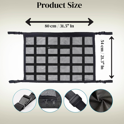 ViralLoft SkyHold™ Elite Overhead Cabin Car Organizer