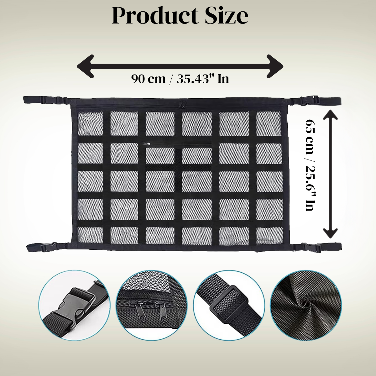 ViralLoft SkyHold™ Elite Overhead Cabin Car Organizer