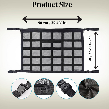 ViralLoft SkyHold™ Elite Overhead Cabin Car Organizer