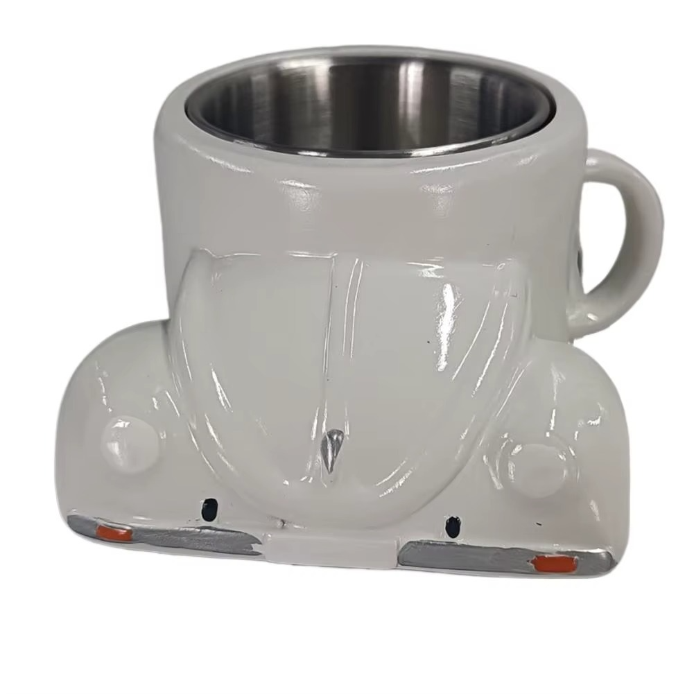 Viralloft™ BeetleSips Hand Made Retro Beetle Car Coffee Mug – Drive Your Mornings in Style!