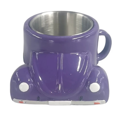 Viralloft™ BeetleSips Hand Made Retro Beetle Car Coffee Mug – Drive Your Mornings in Style!